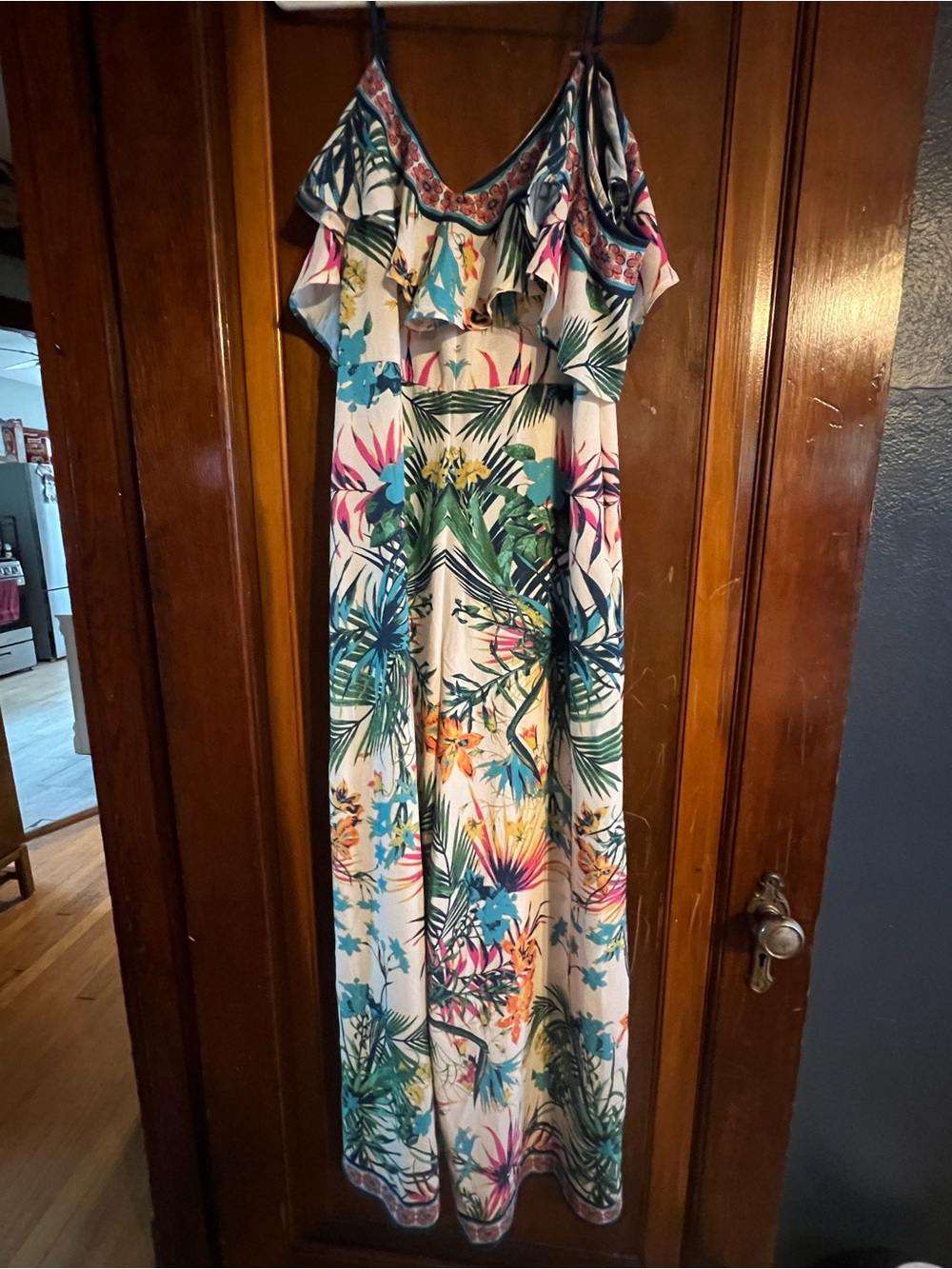 Flying Tomato tropical floral jumpsuit